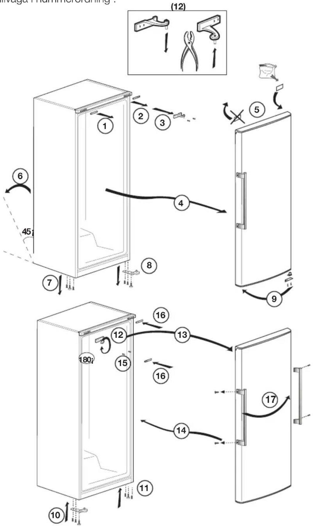 GRAM FS 4306-90 N - Byte av dörrar - 1