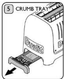 5 CRUMB TRAY Dualke
