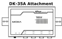 Moxa NPort 5650I-8-DTL - DIN-Rail Mounting - 2
