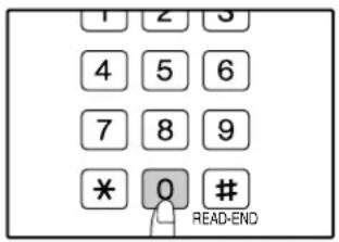 1 2 3 4 5 6 7 8 9 * 0 # READ-END