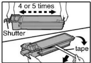 4 or 5 times Shutter tape