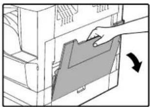 OLIVETTI d-COPIA 1601 - Unfold the bypass tray. - 1