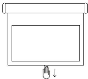 Kingpin Screens KIN-LMS210-16:9 - MANUAL SCREEN - 8