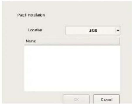 Patch Installation Location USB Name OK Cancel