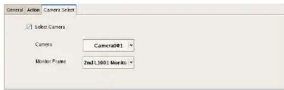 General Action Camera Select Select Camera Camera Camera001 Monitor Frame 2nd L1601 Monito