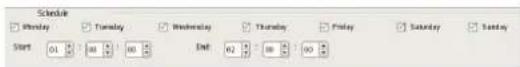 SONY NSR1100 - When recurrent schedule: - 1