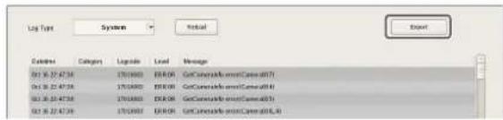 Log Type System Initial Export Categories Category Upgrade Level Message 01.6.22.47.34 170.0000 195.0000 GetCorrectable error(Casena-007) 01.6.22.47.34 170.0000 195.0000 GetCorrectable error(Casena-014) 01.6.22.47.34 170.0000 195.0000 GetCorrectable error(Casena-015) 01.6.22.47.34 170.0000 195.0000 GetCorrectable error(Casena-016)