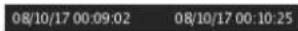 SONY NSR1100 - Date and Time Indication - 1