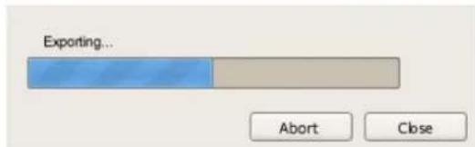 Exporting... Abort Close