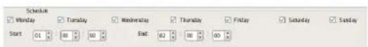 SONY NSR1100 - When recurrent event/alarm action: - 1