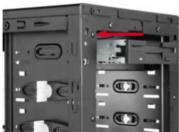 Sharkoon T9 Value - Installation of a 3.5" device - 4