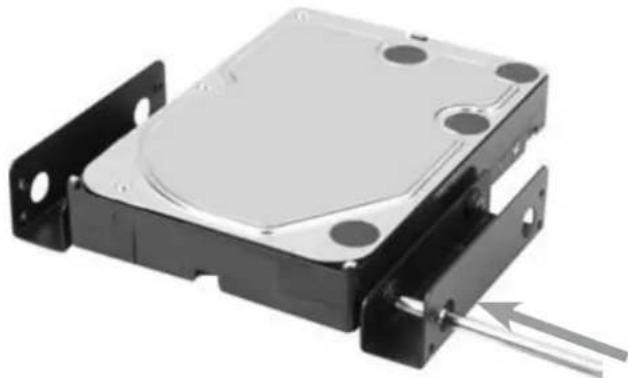 Sharkoon T9 Value - Installation of a HDD - 3