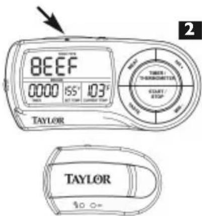 8EEF 0000 155° 103°F TAYLOR TIMES TEMPERETER START/ STOP TAYLOR 10 ○=