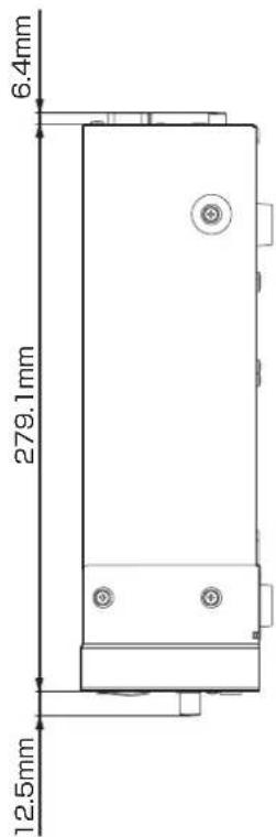 6.4mm 279.1mm 12.5mm