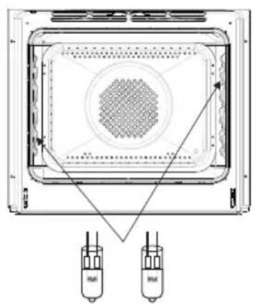 GRAM IOP 12654-92 X - Replacing the halogen bulb in the oven - 1