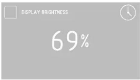 DISPLAY BRIGHTNESS 69%