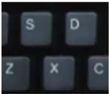 S D Z X C