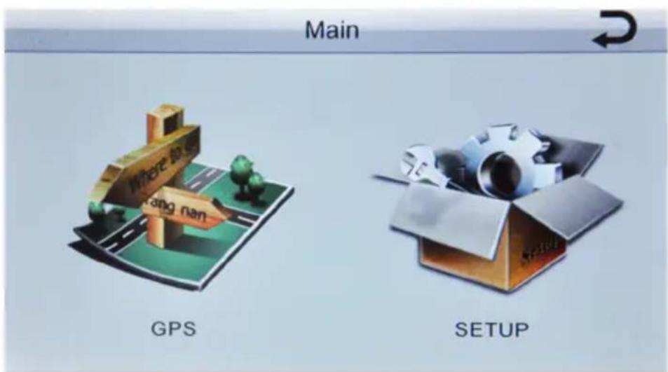 Peiying PY-9906 - Menu główne GPS - 1