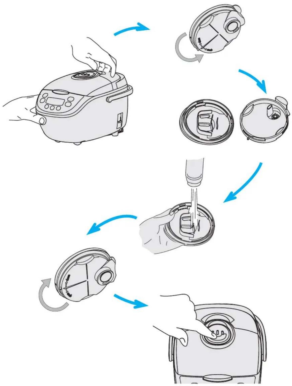 MIDEA MB-FS50H - Cleaning Maintenance(steam valve) - 1