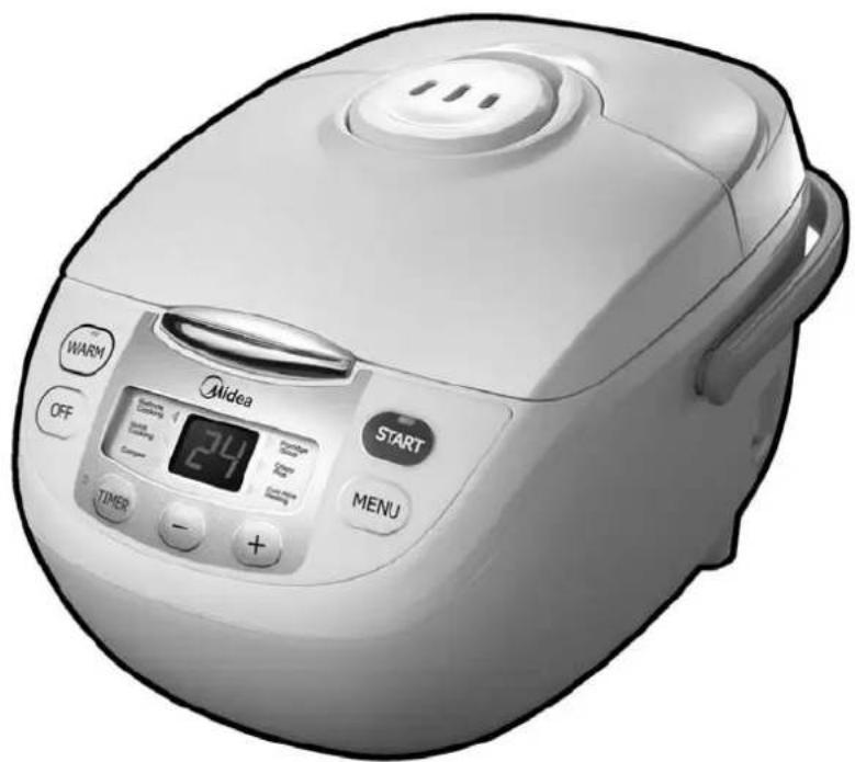 MIDEA MB-FS50H - LUXURY MICRO-COMPUTERIZED ELECTRIC RICE COOKER - 1