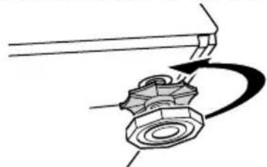 GRUNDIG GWN 47230 - Adjusting the feet - 3