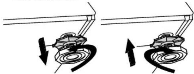 GRUNDIG GWN 47230 - Adjusting the feet - 4