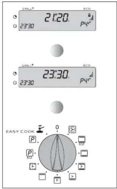 GRILL+ 21°20. G 23°30 pyr GRILL+ 23°30. G 23°30 pyr EASY COOK 0 ECO ECO ECO