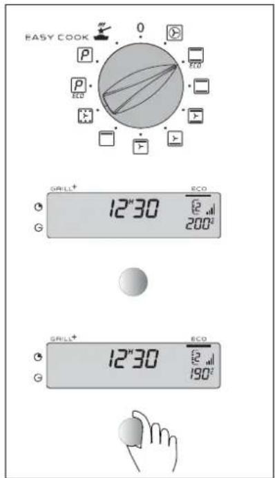 EASY COOK 0 P ECO P ECO GRILL+ 12"30 ECO 200° GRILL+ 12"30 ECO 190°