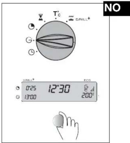NO T°C GRILL+ GRILL+ ECO 0:25 12"30 E 13'00 200°