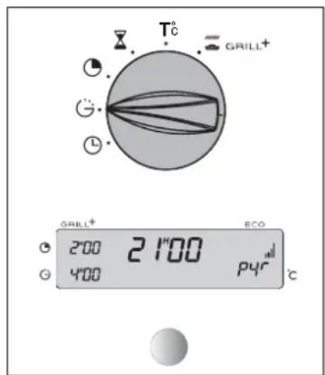 T° GRILL+ 200 2100 pyr 400 °C