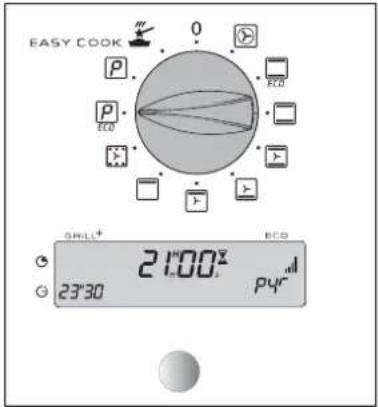 EASY COOK P 0 ECO P ECO 23°30 21:00% pyr