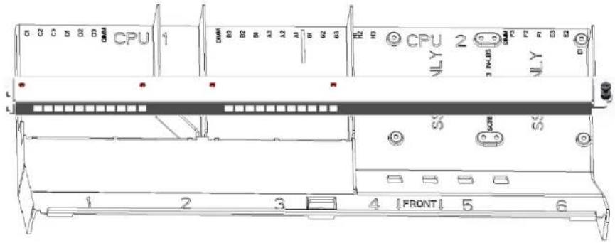 CPU 1 GPIO 2 3 4 FRONT 5 6