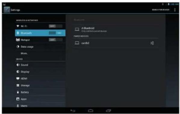 THOMSON THBK1-10.64DB - Mise en fonction du mode bluetooth - 1