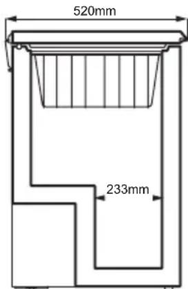 520mm 233mm