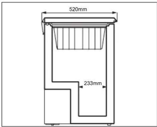 520mm 233mm