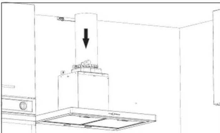 Meireles MEP 261 X - Suspending the Hood to the Wall: - 5