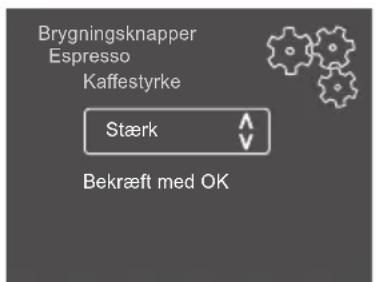 MELITTA Caffeo Barista TSP - AAndre forindstillingerne - 1