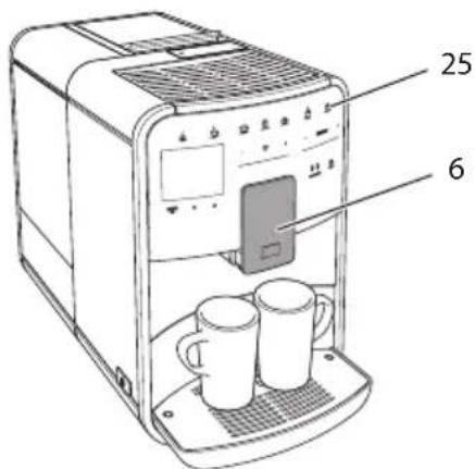 MELITTA Caffeo Barista TSP - Tilberede to kopper samtidig - 2