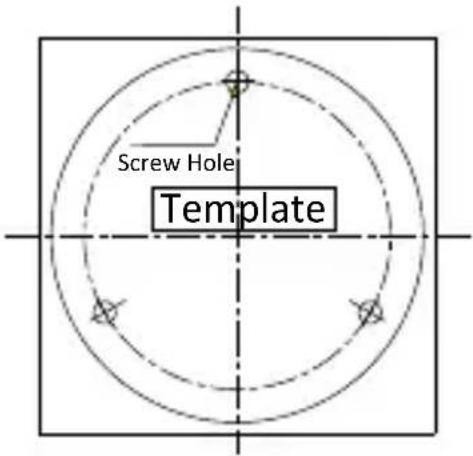 Screw Hole Template