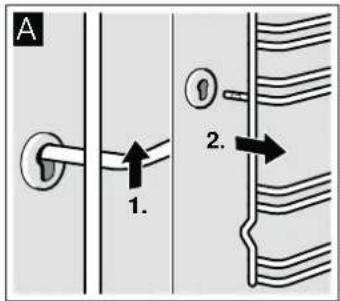 BOSCH HBA241350S - Ta loss ugnstegarna - 1