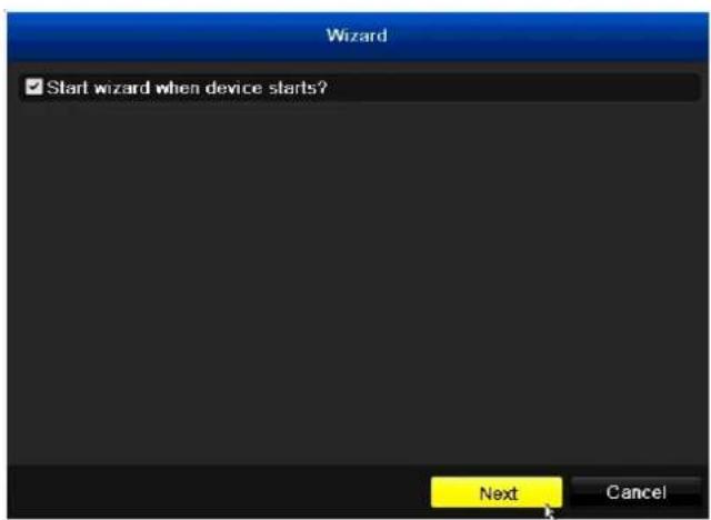 SWANN DVR4-1500 - Setup Wizard: Language - 1