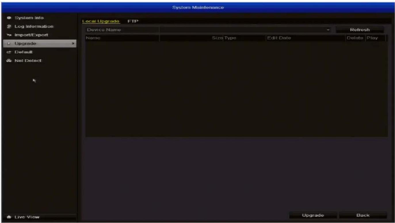 SWANN DVR4-1500 - Maintenance: Upgrade - 1