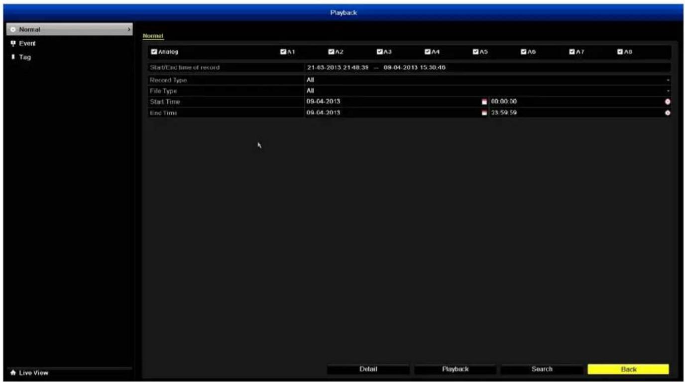 SWANN DVR4-1500 - Playback: Normal - 1
