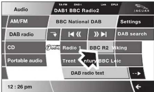 Audio TA-FM DAB-I Link OPLII DAB1 BBC Radio2 AM/FM BBC National DAB Settings DAB radio CD Radio 1 BBC R2 Viking Portable audio Trent Century BBC Leic DAB radio text 12 : 26 pm