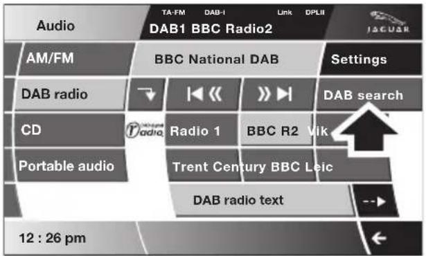 Audio TA-FM DAB-I Link DPLII DAB1 BBC Radio2 AM/FM BBC National DAB Settings DAB radio CD Radio 1 BBC R2 Vik Portable audio Trent Century BBC Leic DAB radio text 12 : 26 pm
