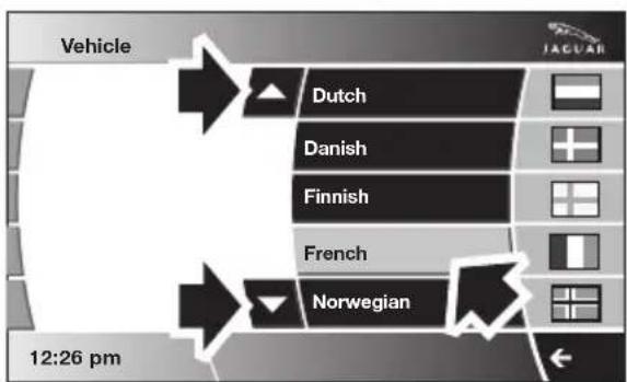 Vehicle Dutch Danish Finnish French Norwegian 12:26 pm