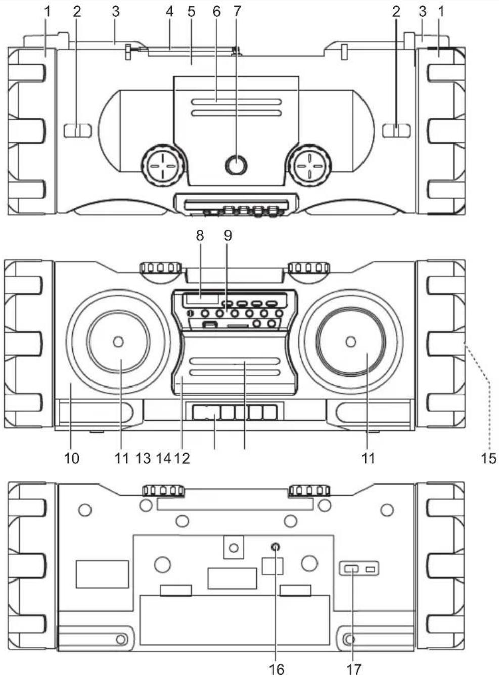 DENVER TCS-86 - B CONTROLS - 1