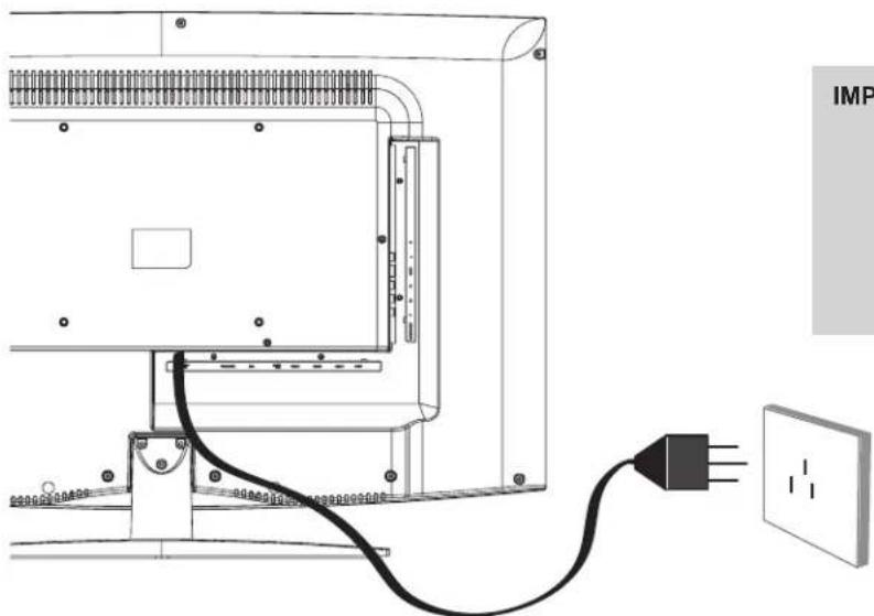 COBY LEDVD2396 - Power Connection - 1