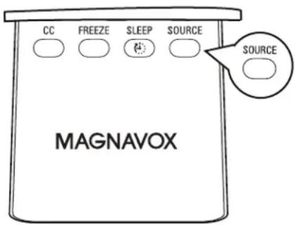 CC FREEZE SLEEP SOURCE SOURCE MAGNAVOX