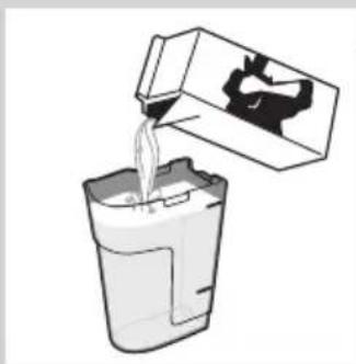 Caffitaly HD8603 - Filling the milk carafe - 2